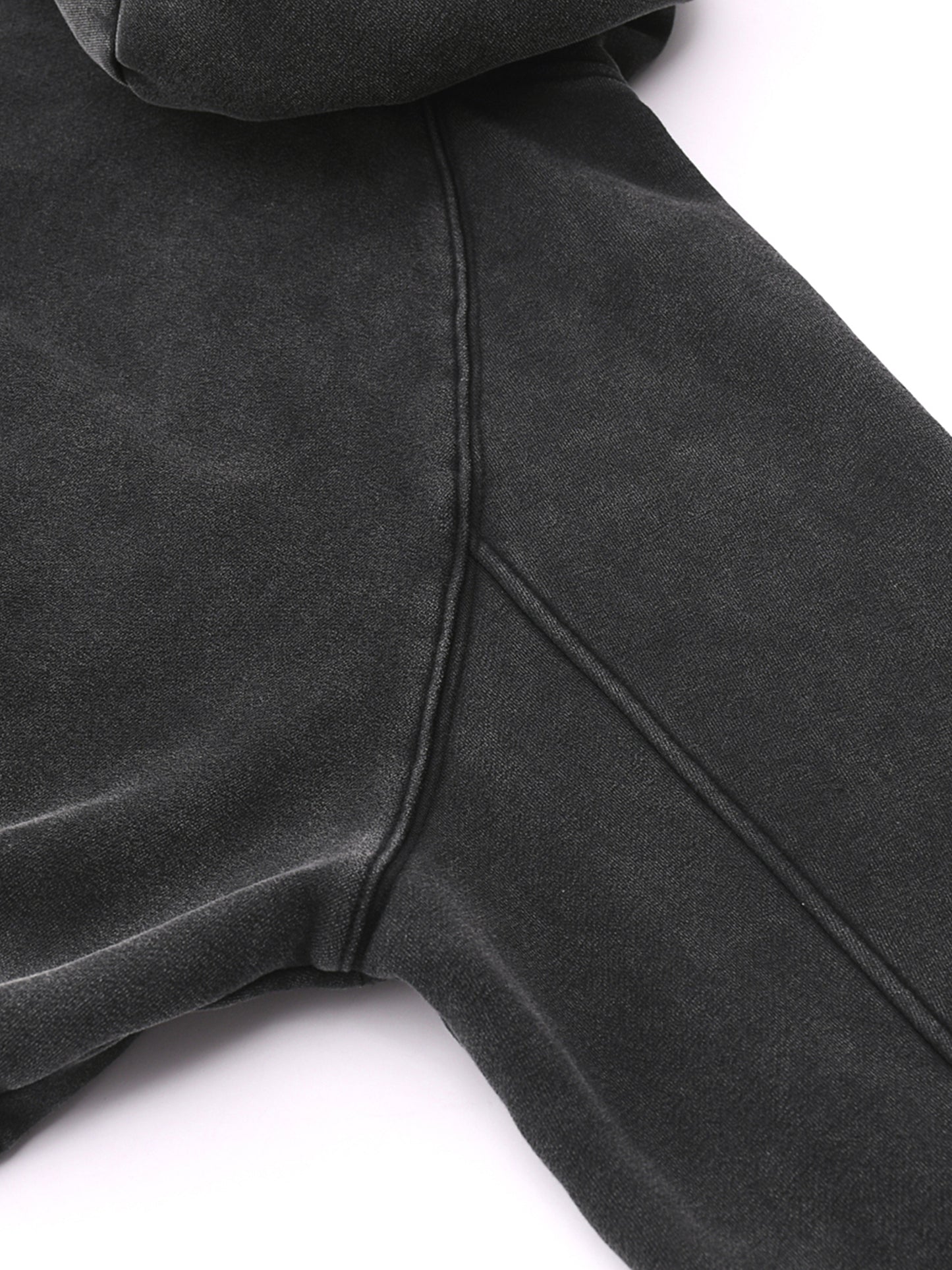 YHWH Snow Washed Cropped Hoodie