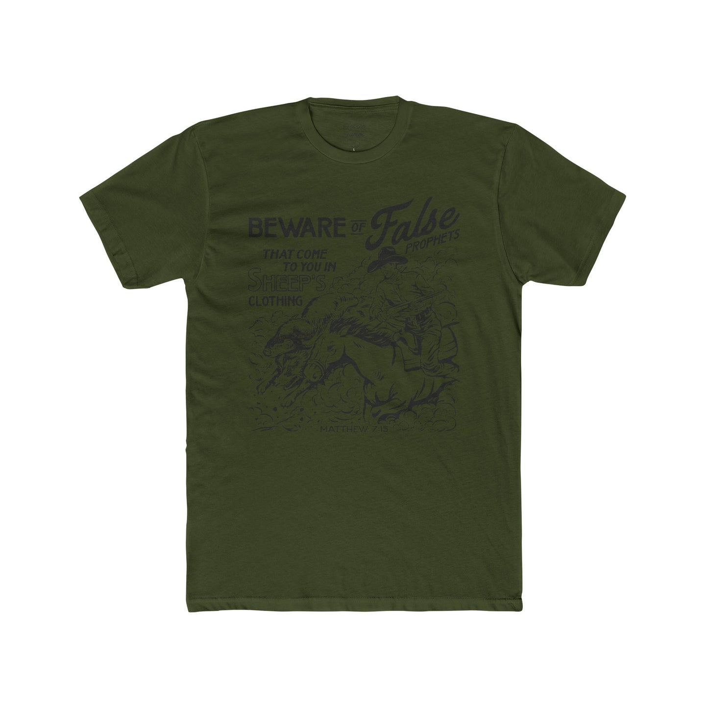 Beware- Cotton Crew Tee