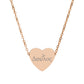 Doulos Heart Necklace (Engraving)