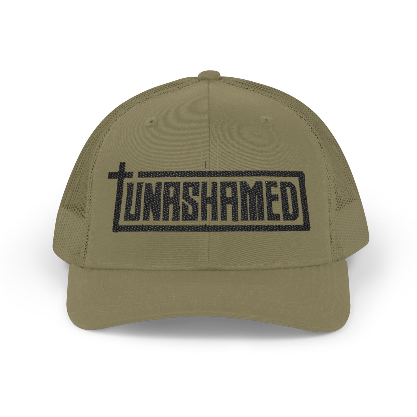 Unashamed Snapback Trucker Cap (Embroidery)