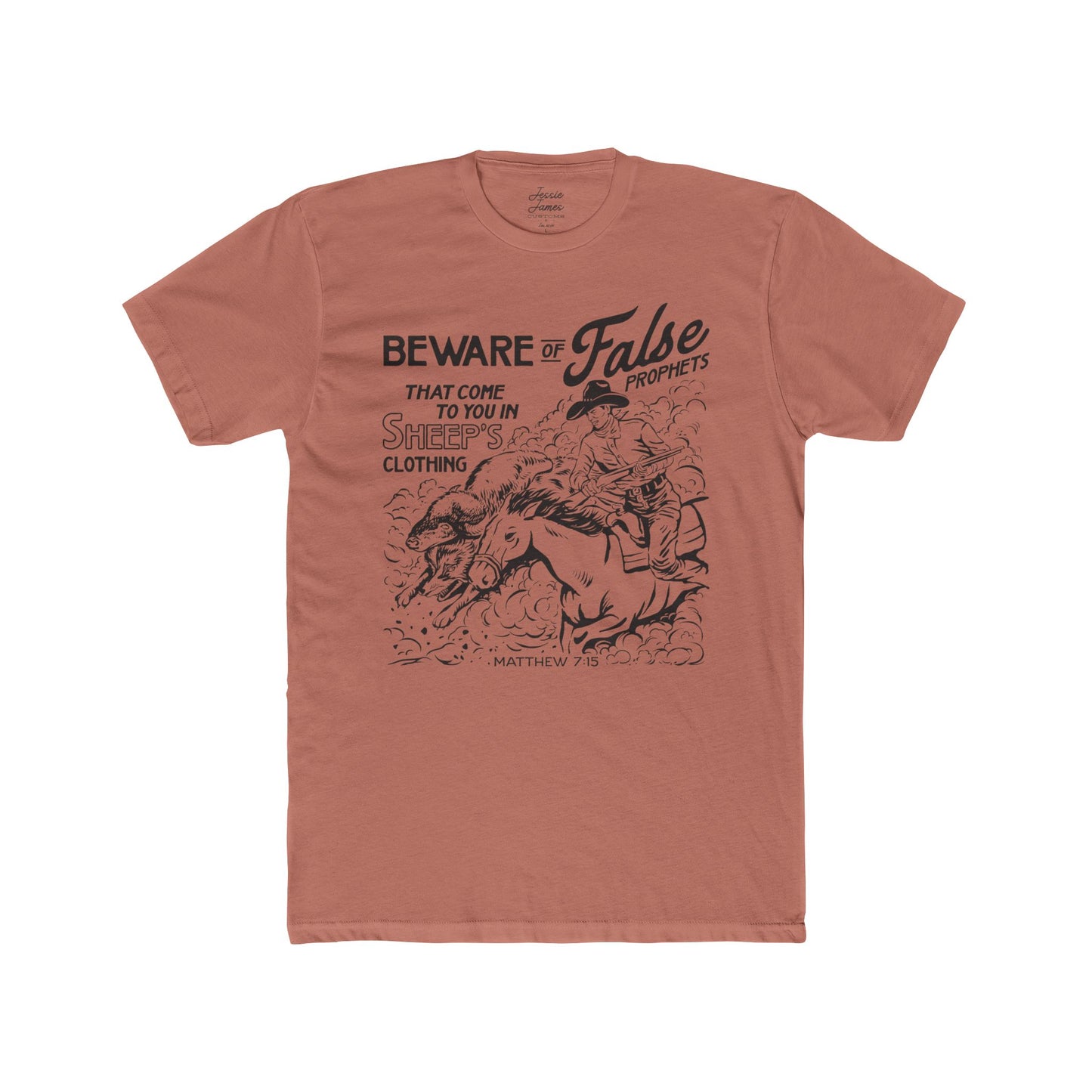 Beware- Cotton Crew Tee