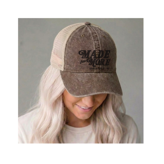 Made for More Women's Washed Mesh-Back Cap