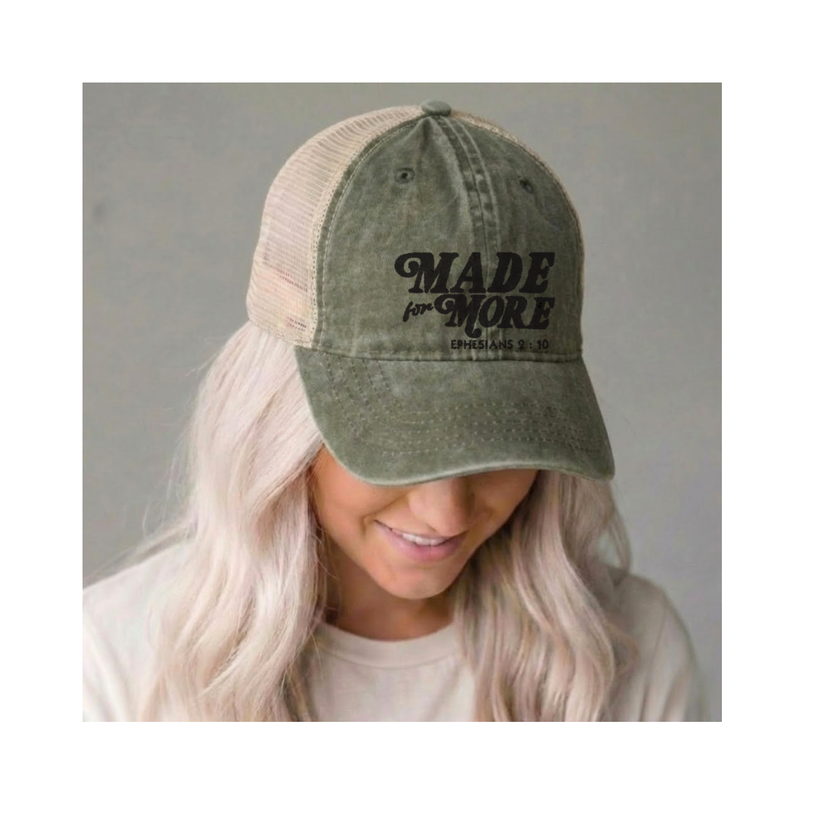 Made for More Women's Washed Mesh-Back Cap