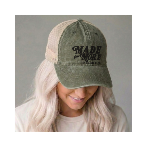 Made for More Women's Washed Mesh-Back Cap