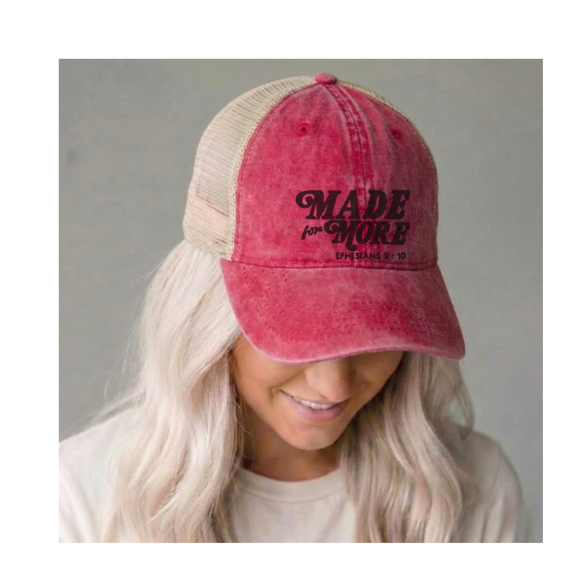 Made for More Women's Washed Mesh-Back Cap