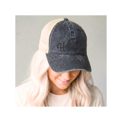 Hallelujah and Amen Women's Washed Mesh-Back Cap