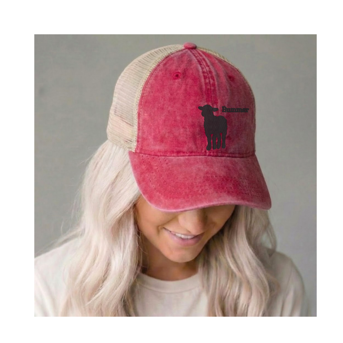 Bummer Women's Washed Mesh-Back Cap