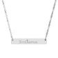 Tetelestai  Bar Necklace (Engraving)