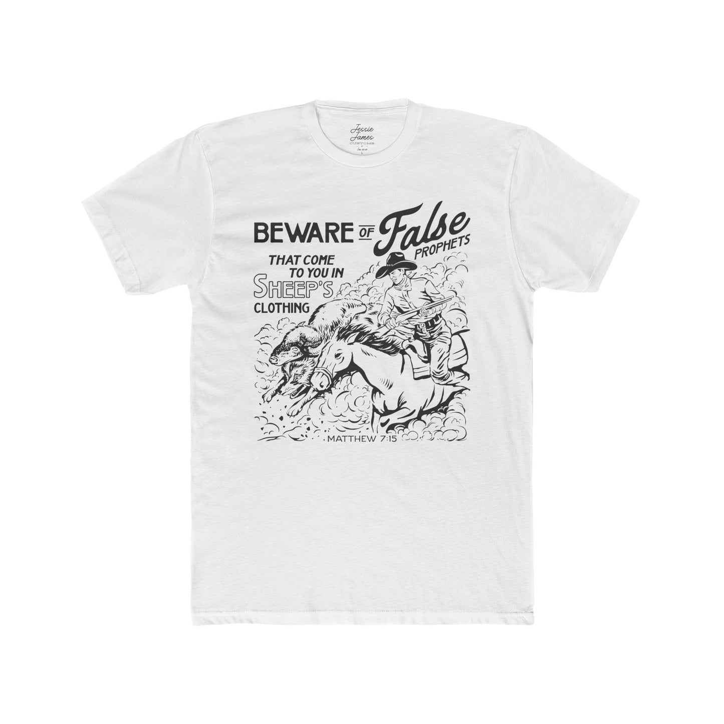 Beware- Cotton Crew Tee