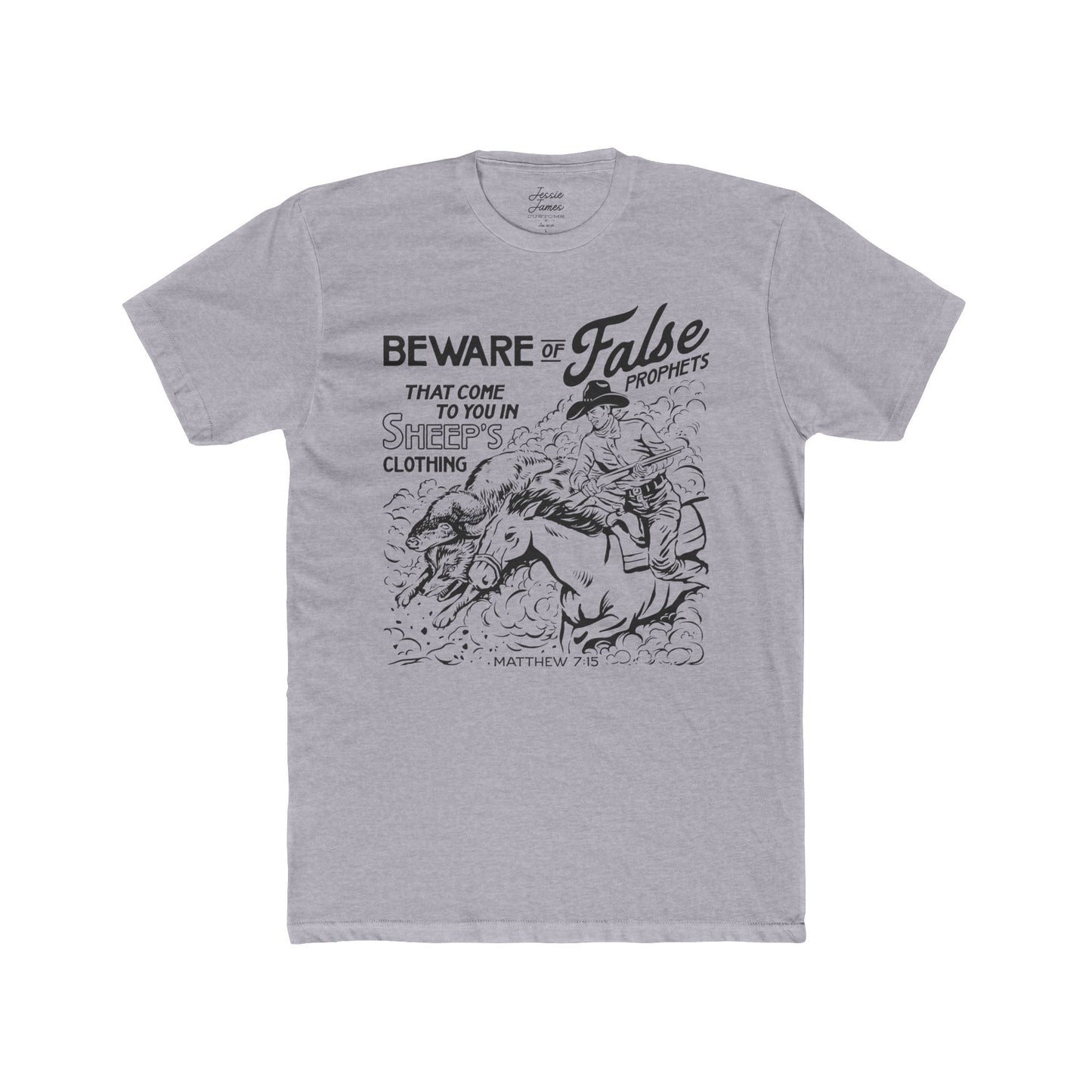Beware- Cotton Crew Tee