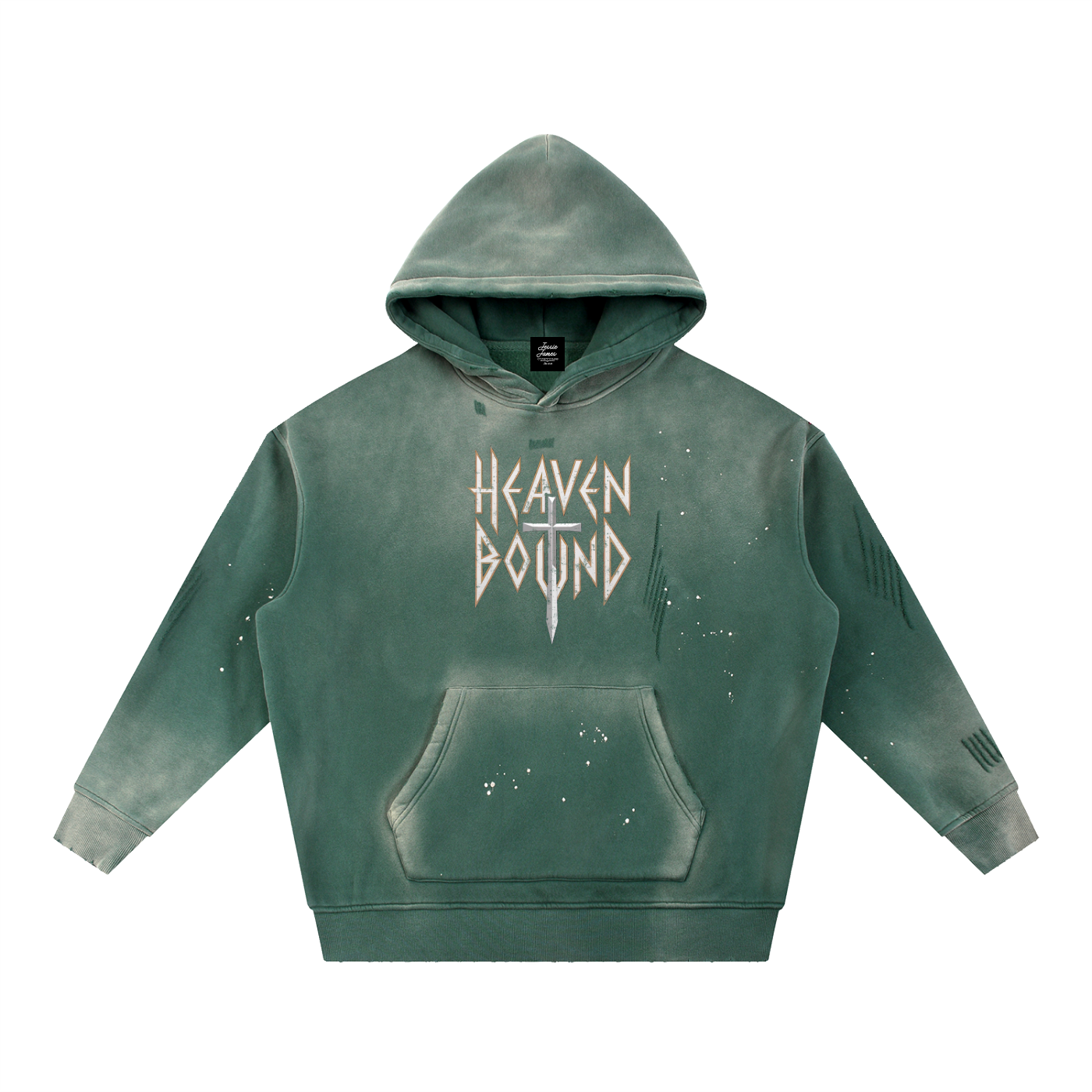 Christian Hoodie,Christian Clothing,Distressed Hoodie,100% Cotton,Fath Fashion