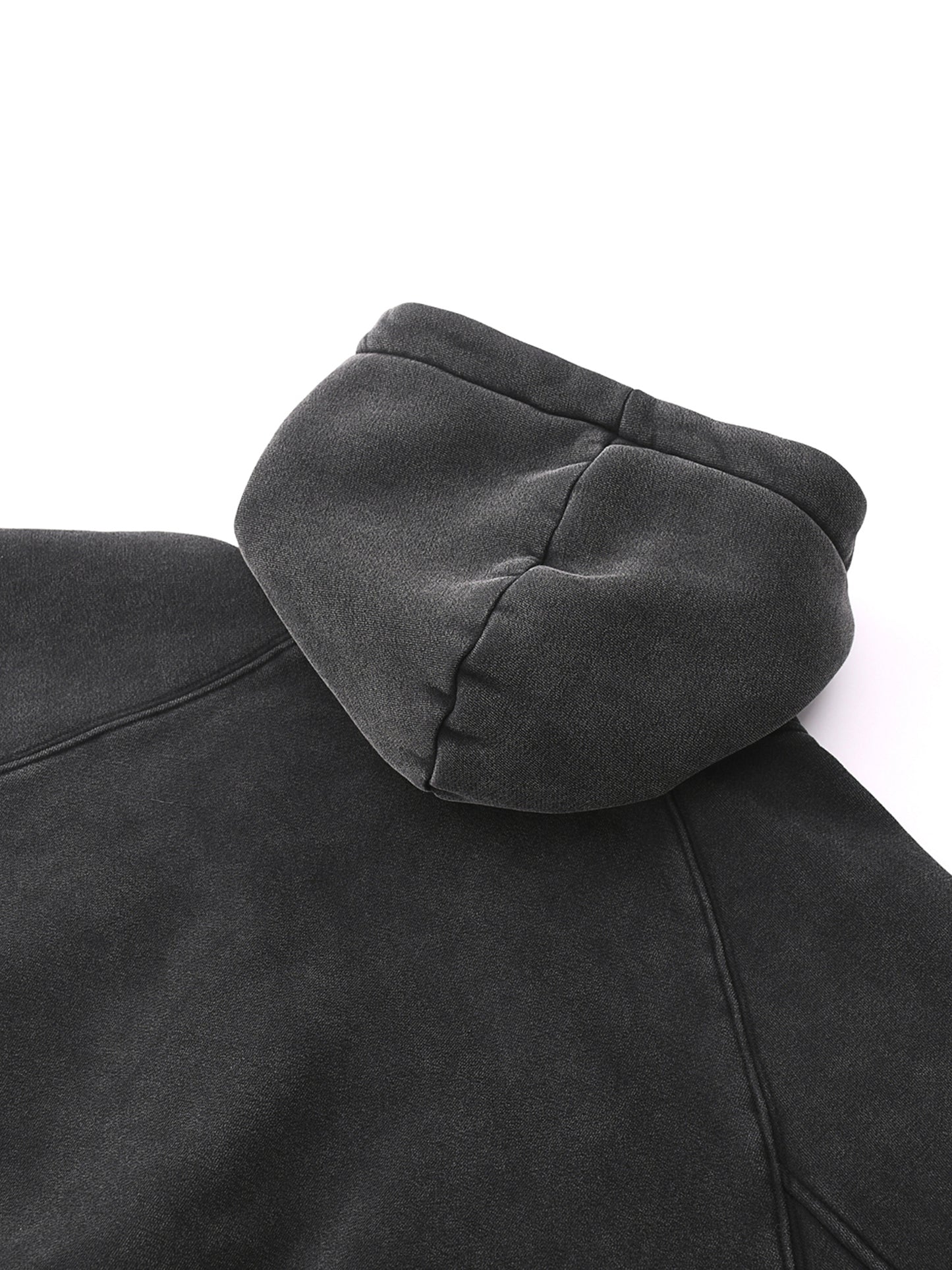 YHWH Snow Washed Cropped Hoodie